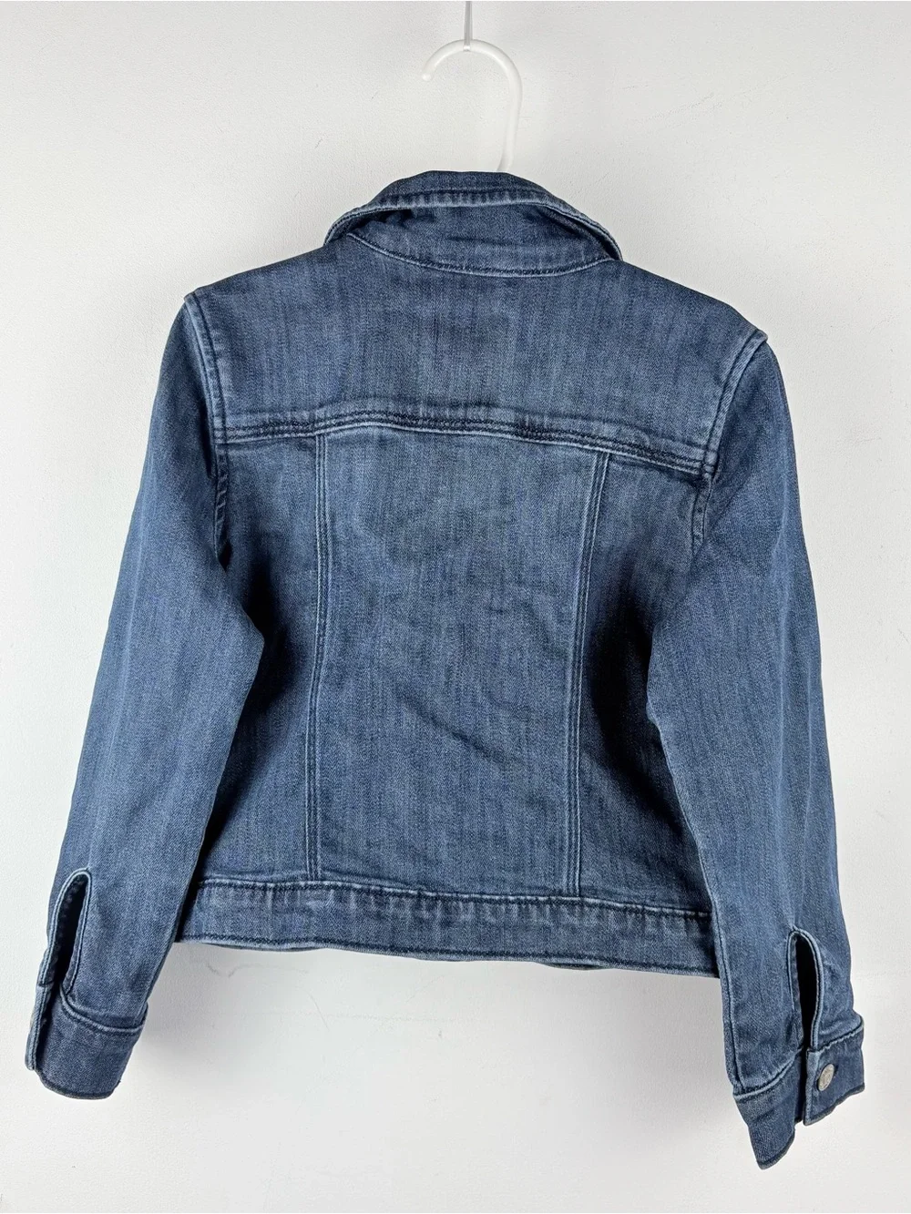 Gymboree Girls Blue Denim Jacket Button Front Pockets Small 5 6 Classic Staple
